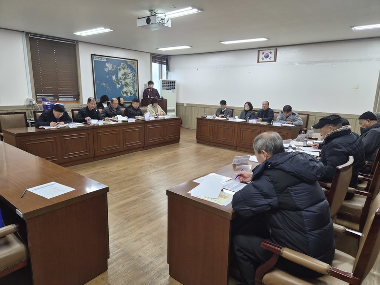 양도면, 2026년 새해 첫 이장단 ...