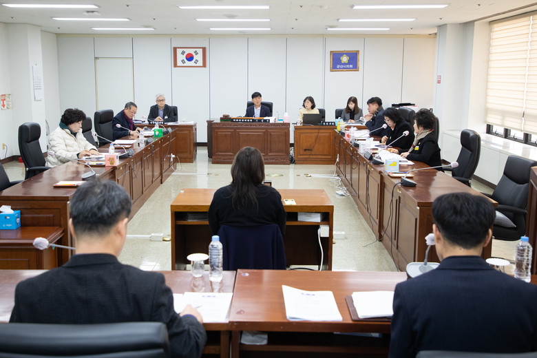 군산시의회, 제280회 임시회 1월 ...