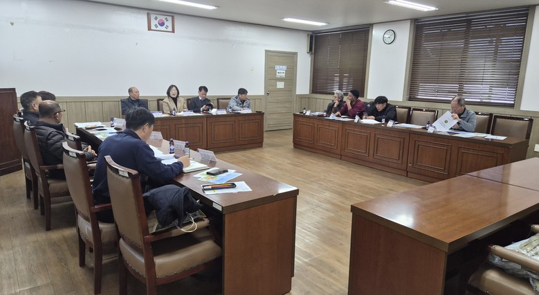 양도면 이장단, 2월 2차 회의 개최...