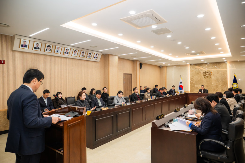 남양주시의회, 현안사항 보고회 및 전...